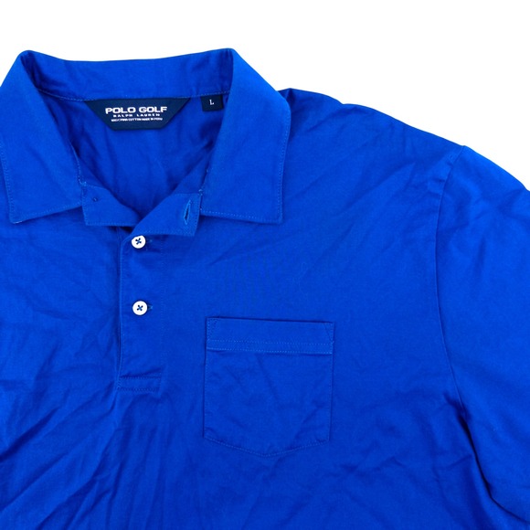 Polo Ralph Lauren Other - Polo Golf Ralph Lauren Polo Shirt Men's Large Blue Pima Cotton Short Sleeve Pony